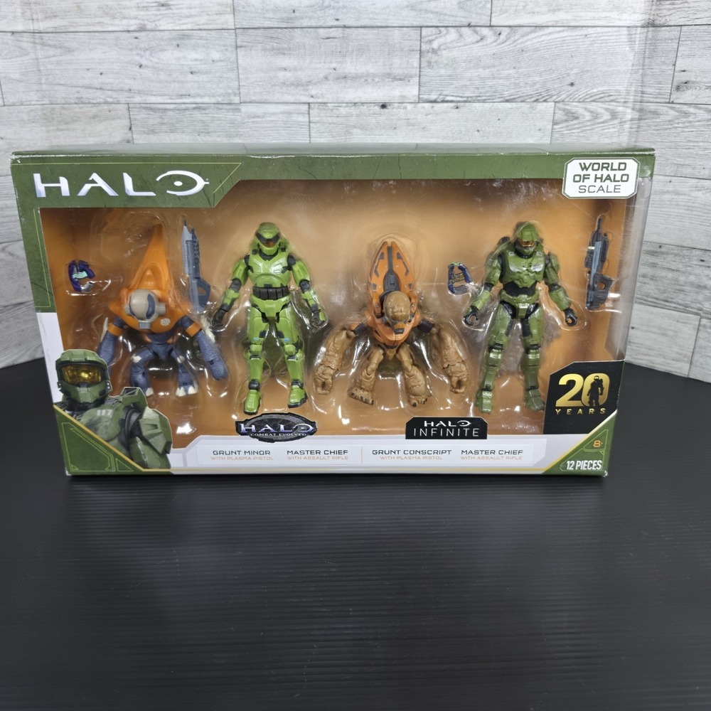 HALO 4" World of Halo 20th Anniversary Action Figure NEW IN BOX
